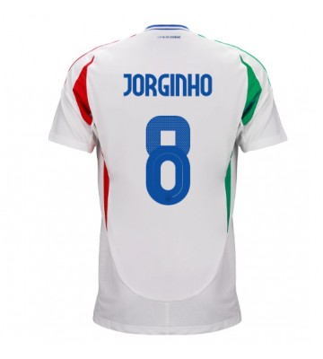 Italien Jorginho Frello #8 Bortatröja EM 2024 Kortärmad